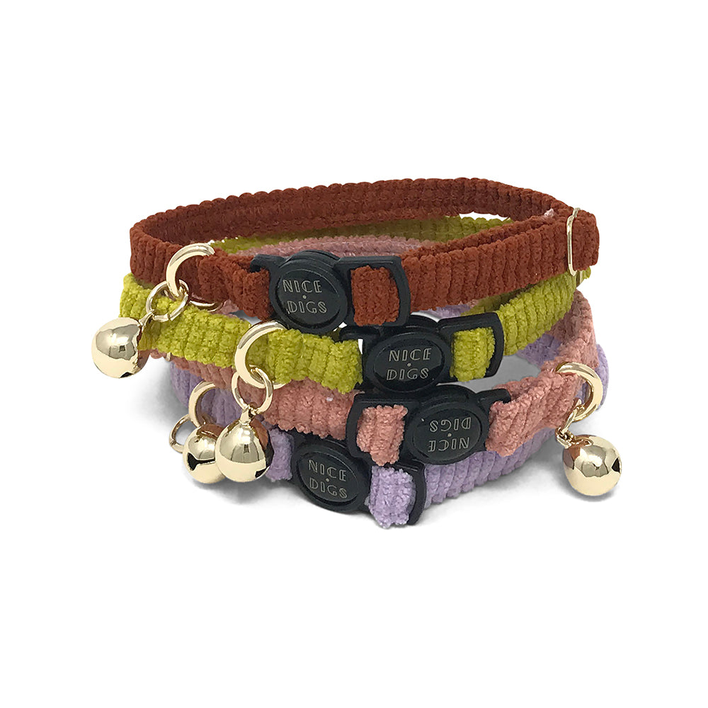 Cord Cat Collar - Cactus