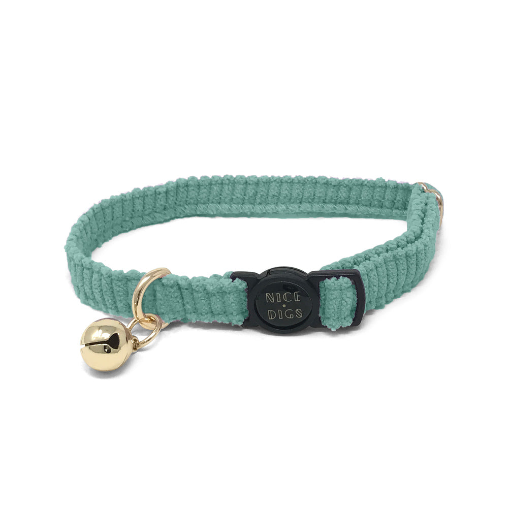 Cord Cat Collar - Thyme