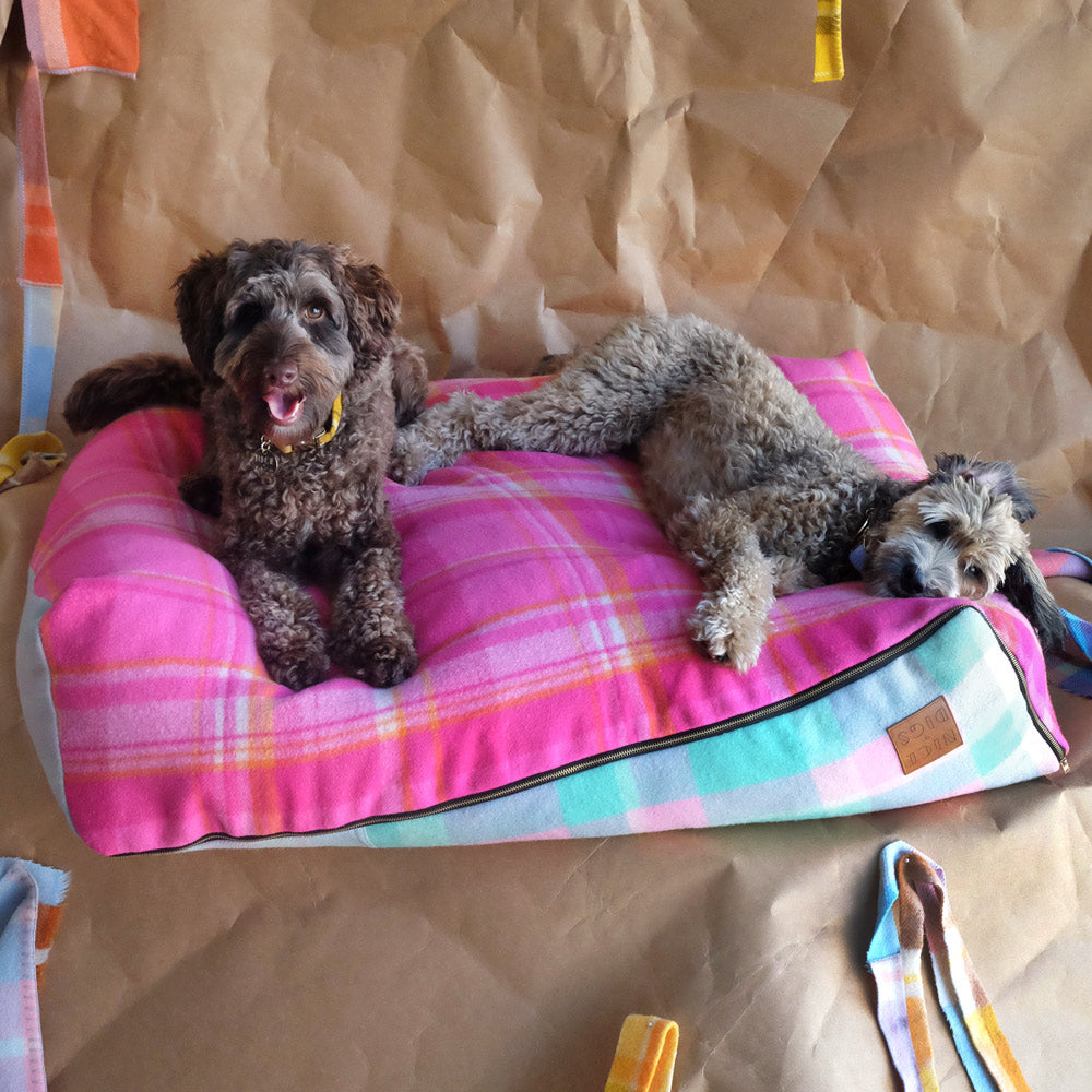 Wool Blanket Slouch Bed Patchwork 13