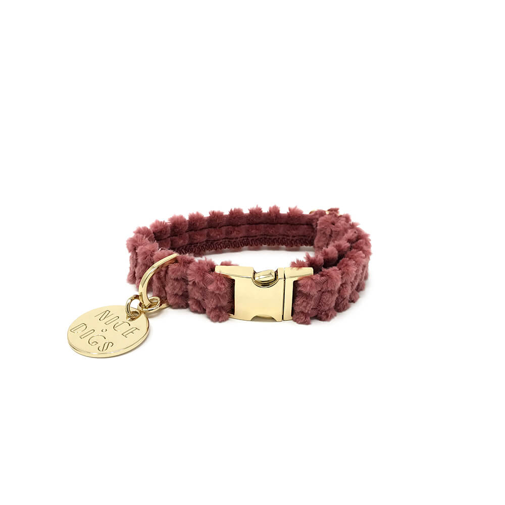 Jumbo Cord Dog Collar - Dusk