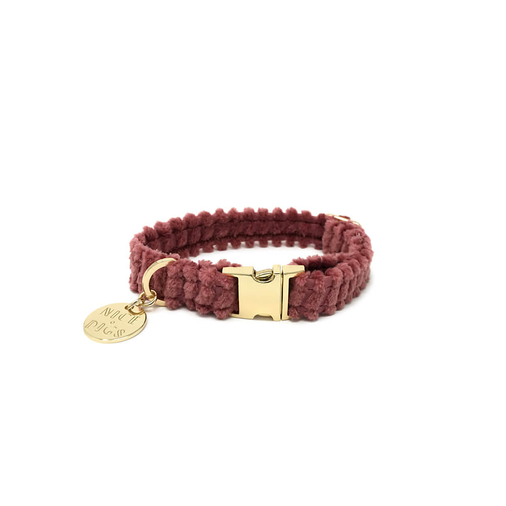 Jumbo Cord Dog Collar - Dusk