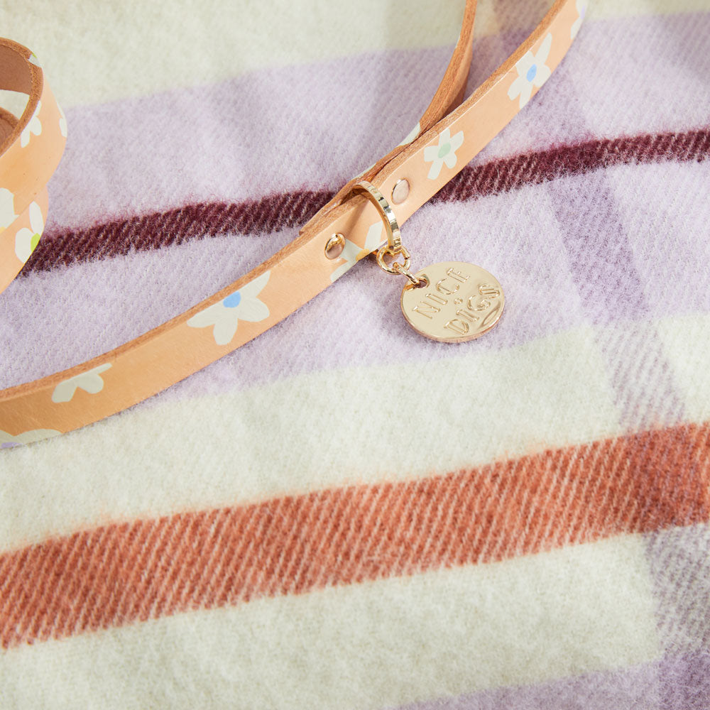 Posie Leather Leash - Spring