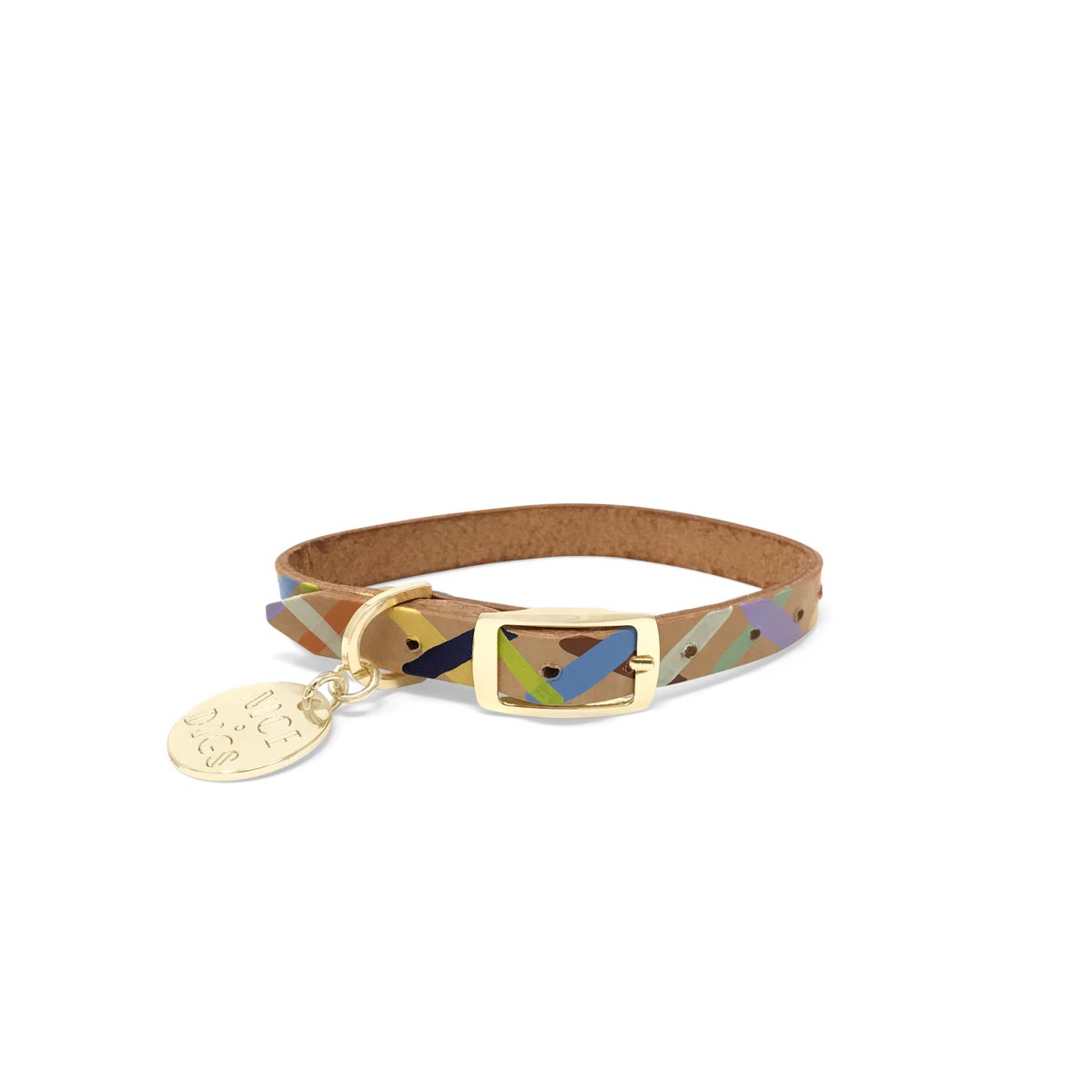 Sunday Best Leather Dog Collar - XS SIZE LEFT