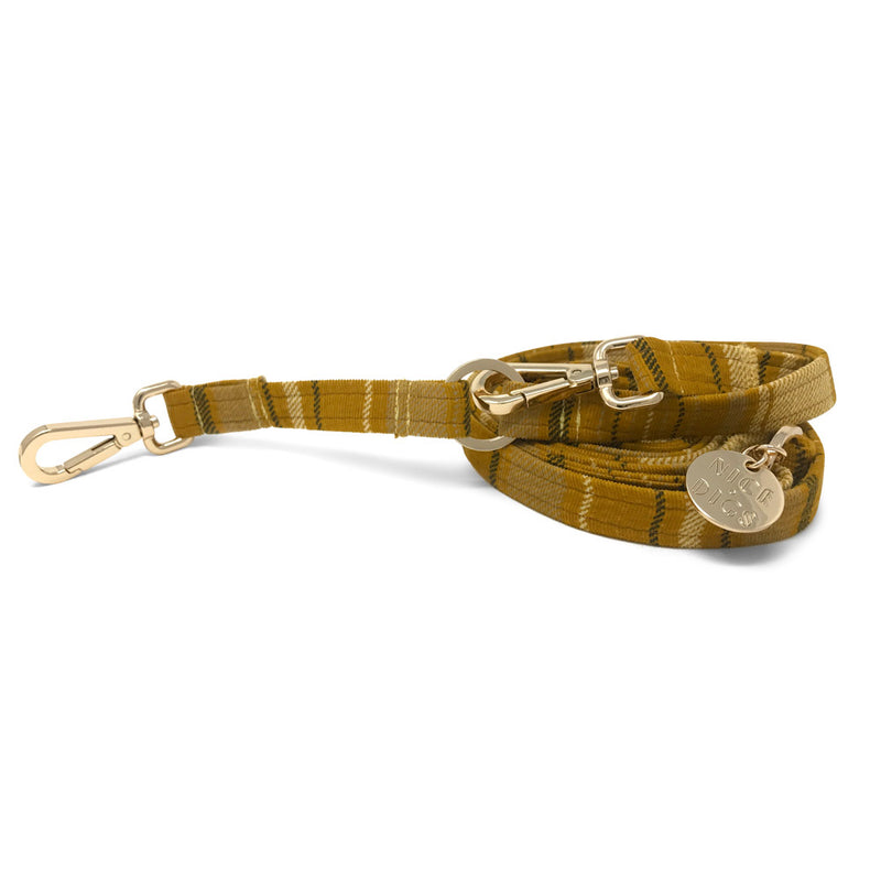 Adjustable Dog Leash - Colonel Mustard