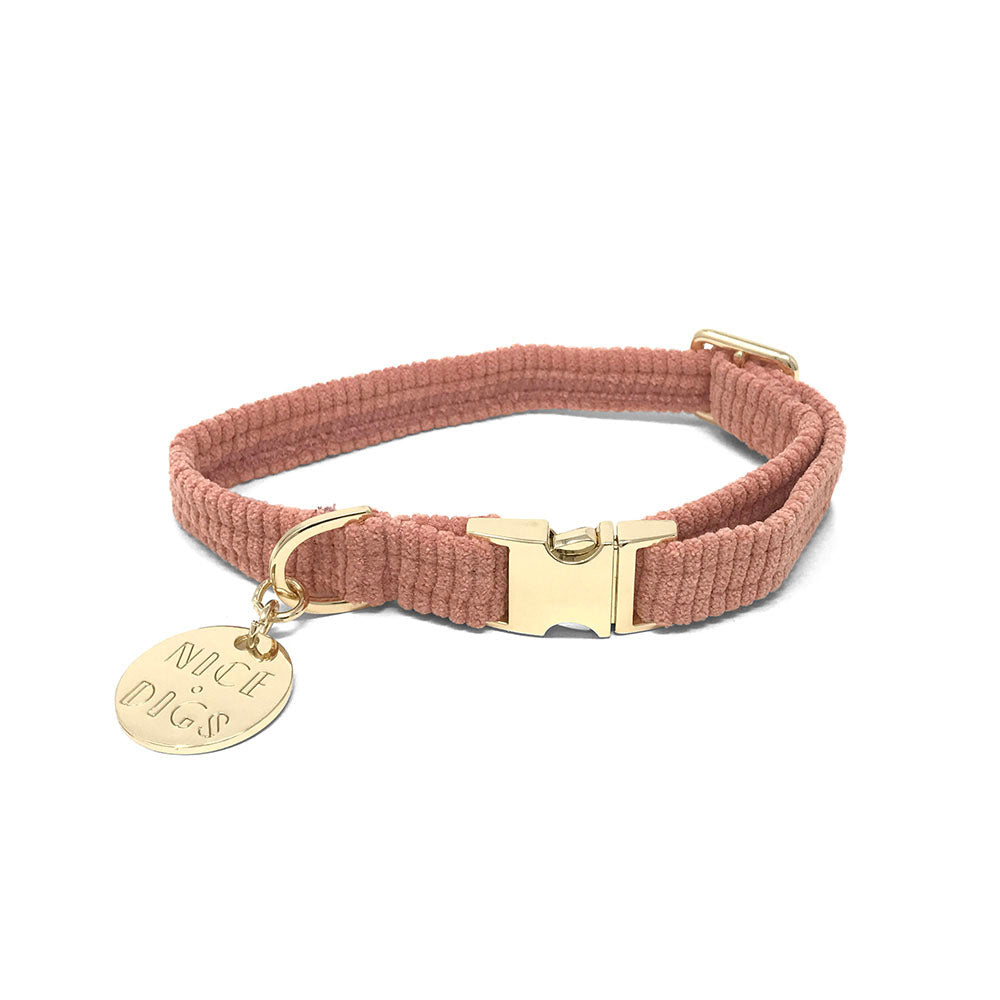 Cord Dog Collar - Blossom