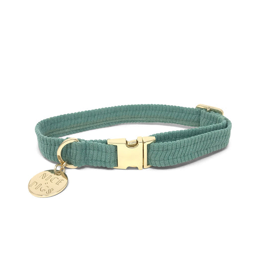 Cord Dog Collar - Eucalyptus