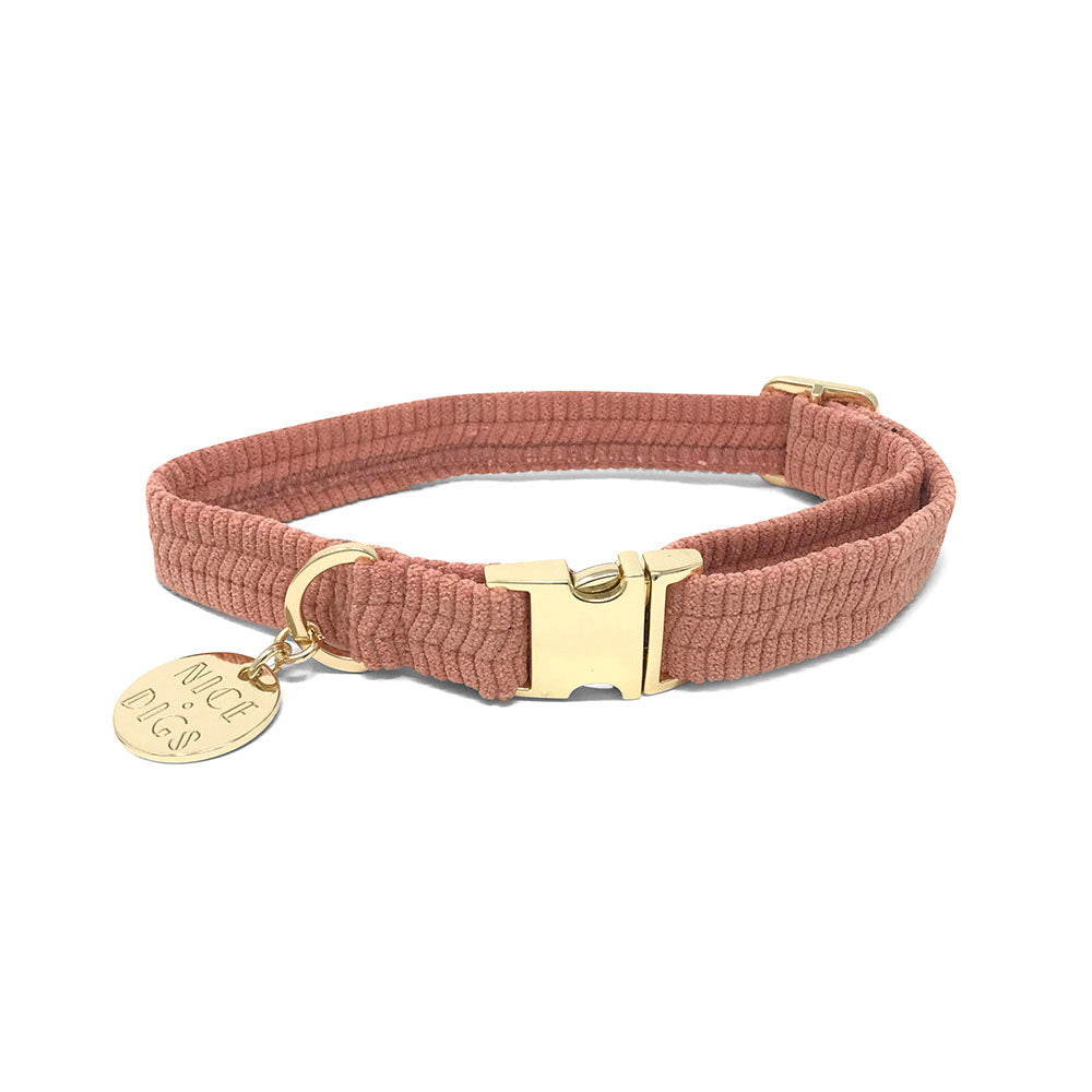 Cord Dog Collar - Blossom