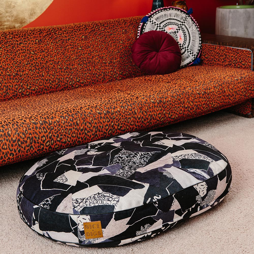 Oval Dog Bed Cover - ONLY S SIZES LEFT