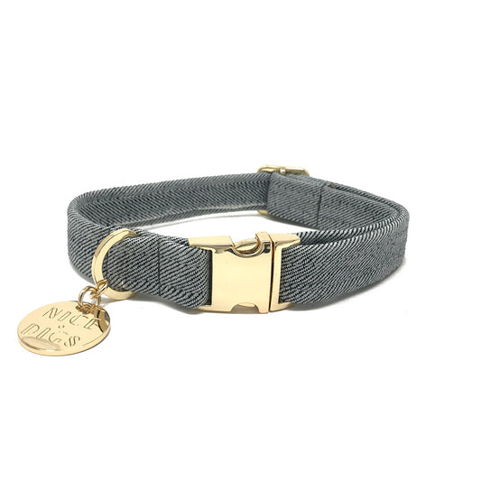 Light Denim Dog Collar