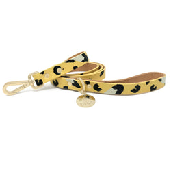 Animal Leather Leash - Butter