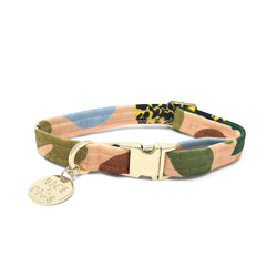 Boulder Canyon Printed Dog Collar - Peach
