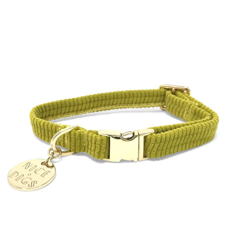 Cord Dog Collar - Cactus