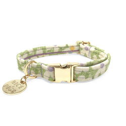 Daisy Printed Dog Collar - Pistachio