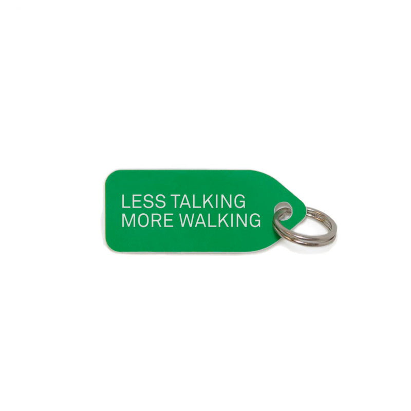 Less talking, more walking Dog Charm - Green