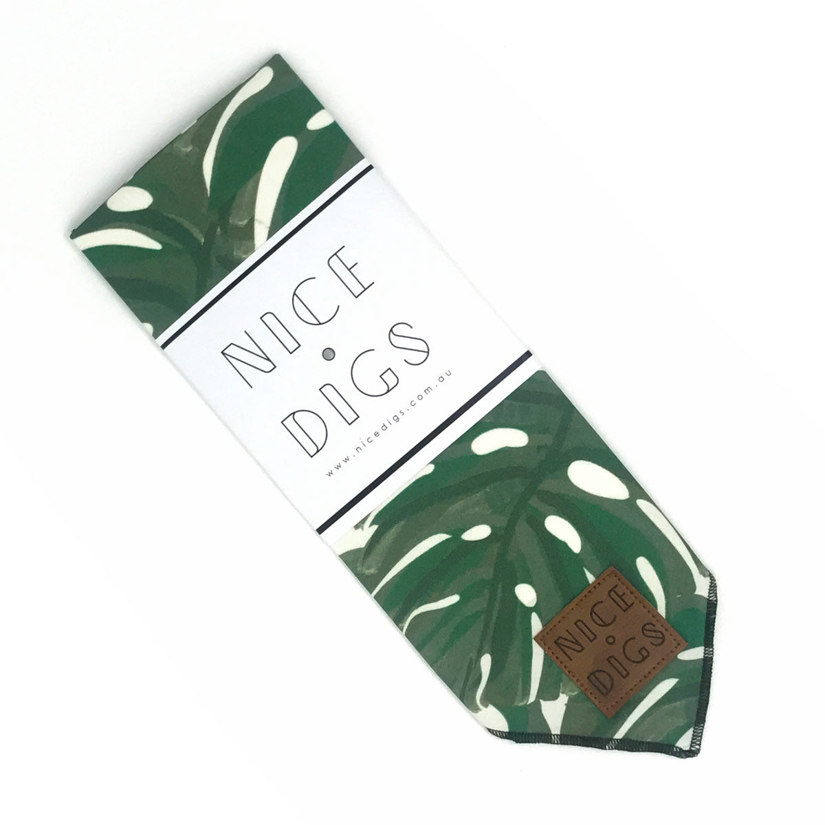 Monstera Dog Bandana