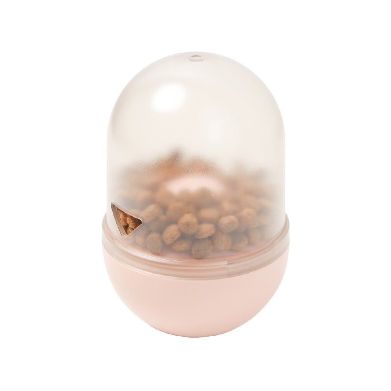 Capsule Treat Dispenser Dog Toy - Pink