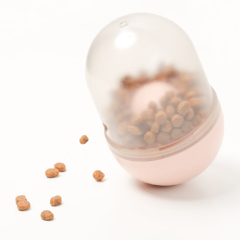 Capsule Treat Dispenser Dog Toy - Pink