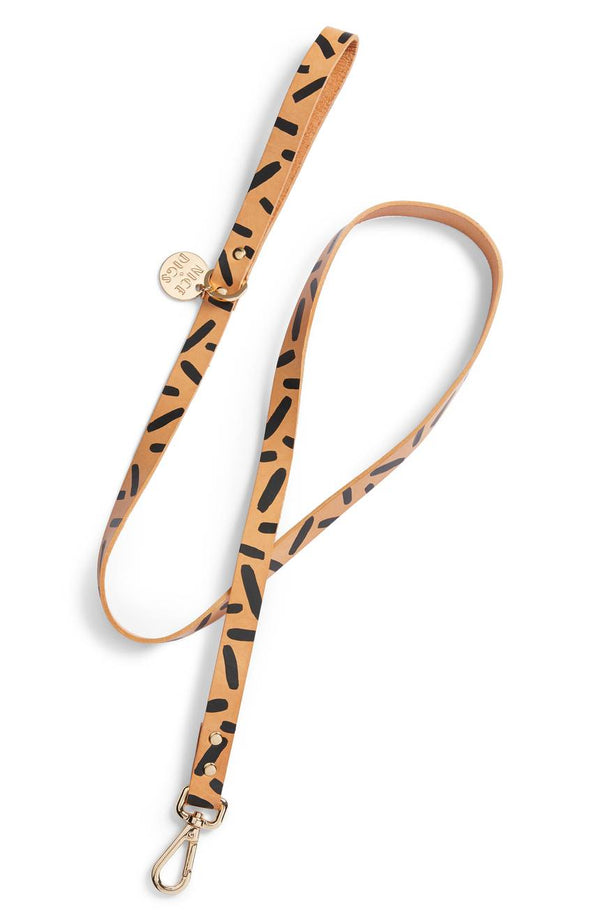 Tiggy Leather Leash - Black