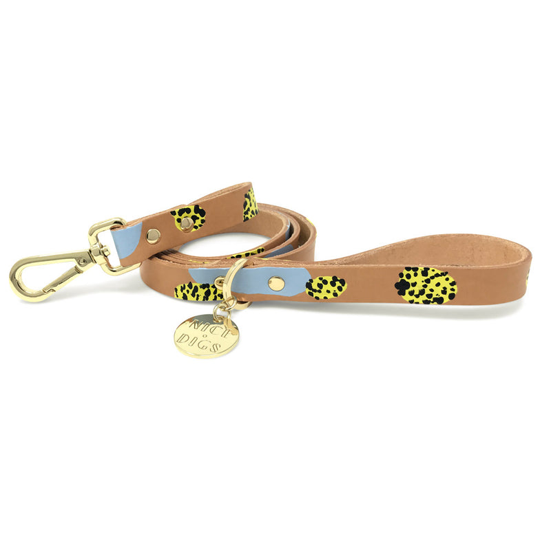 Tumble Weed Leather Leash