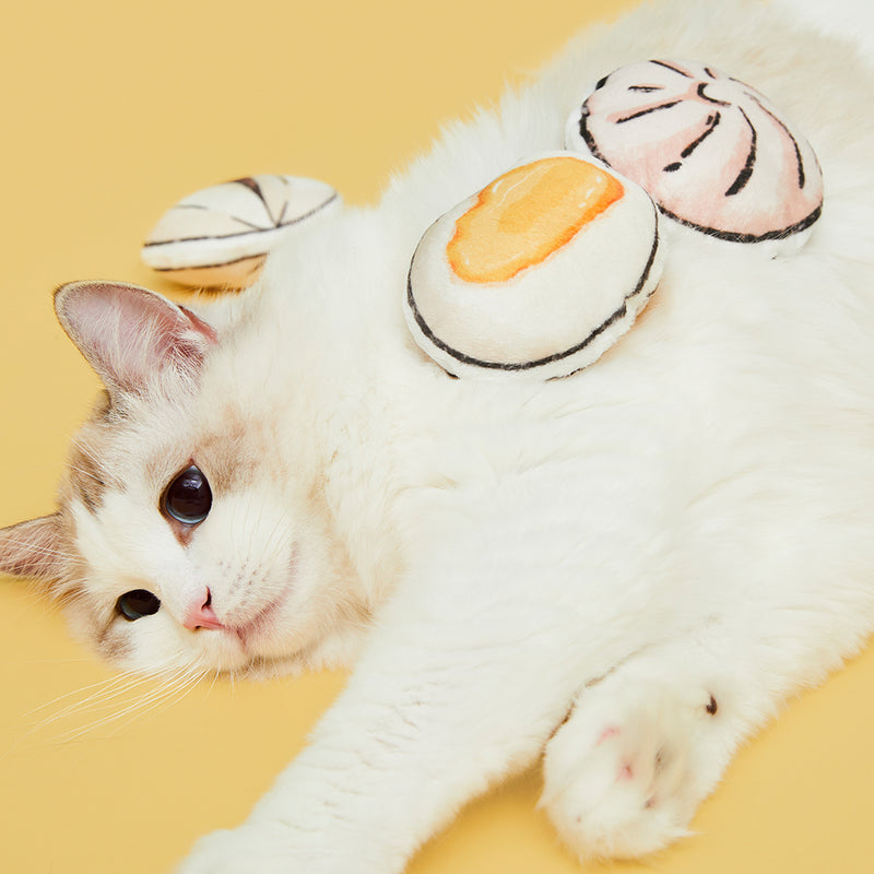 Dim Sum Platter Cat Toy Set