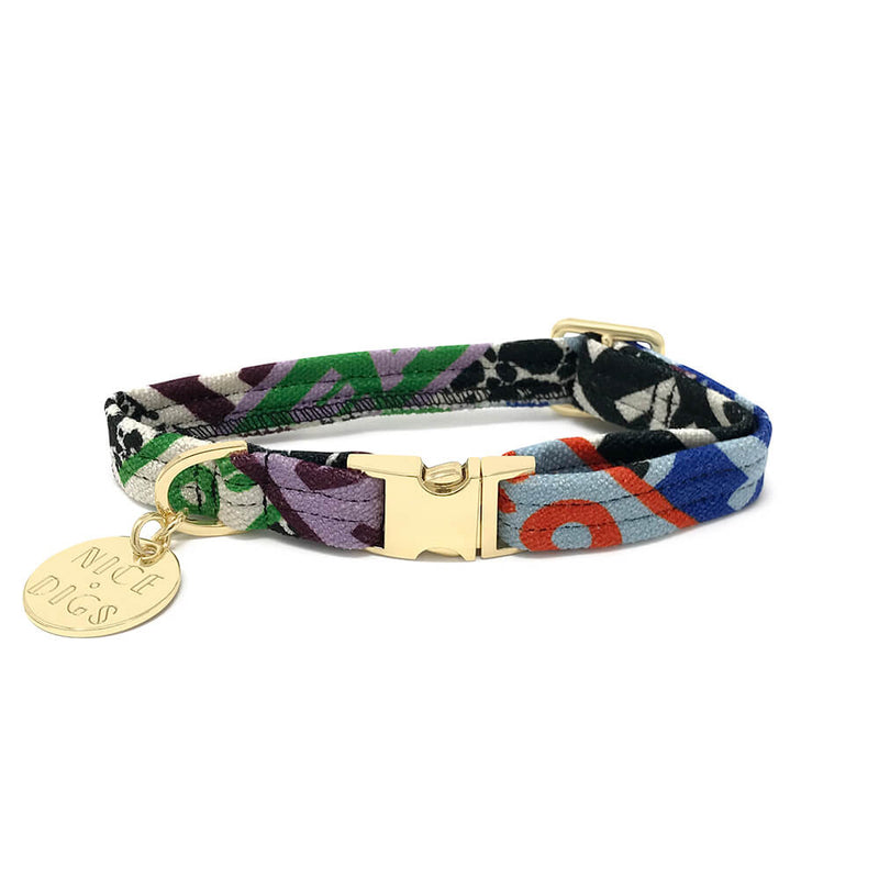 Who's Your Master Printed Dog Collar