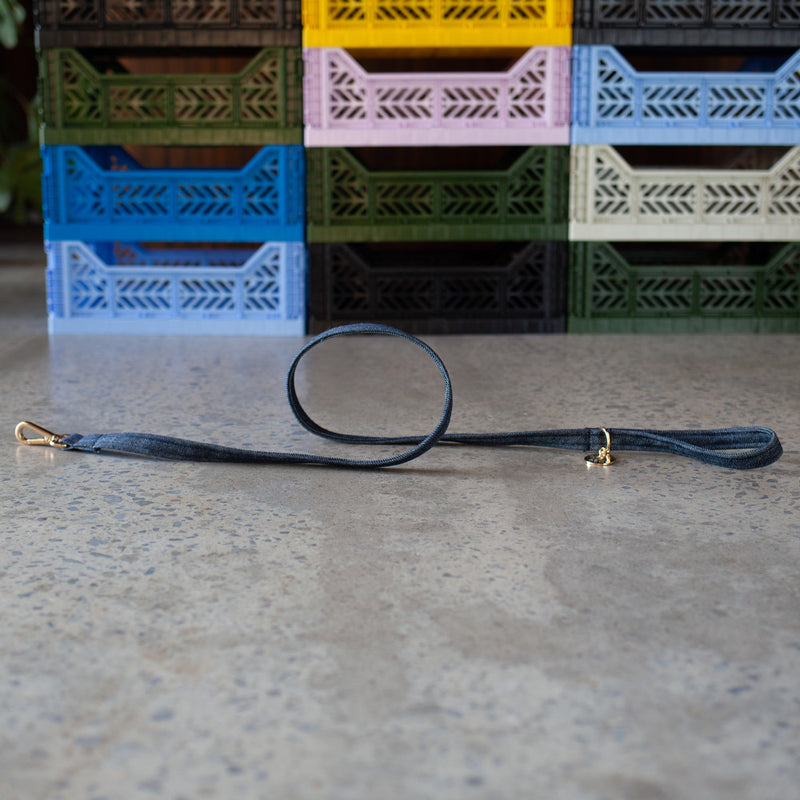 Dark Denim Leash