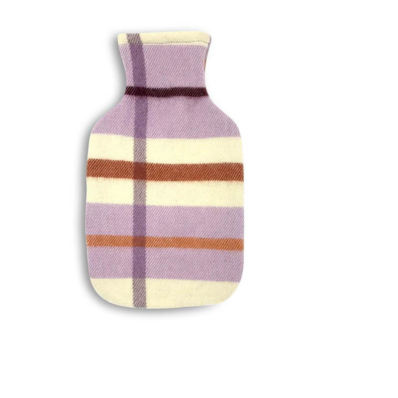 Wool Hot Water Bottle Cover - Lilac