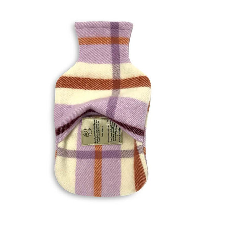 Wool Hot Water Bottle Cover - Lilac